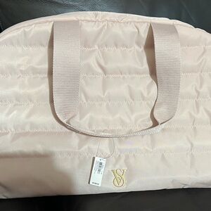 Victoria Secret pale pink tote bag
